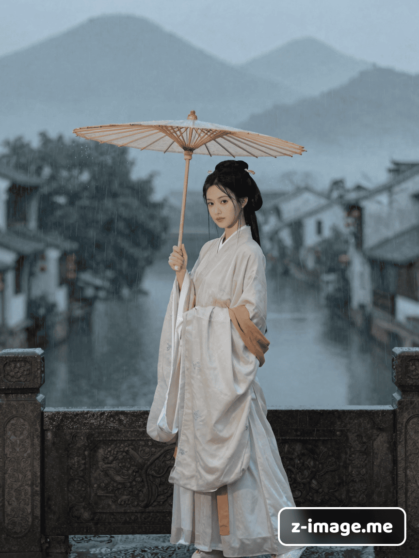 Z-Image Generation Test: Hanfu Girl